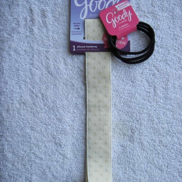 Goody Silicone Headwrap Wide Slide Proof Secure Hold Fit Hair Head Band Headband - Picture 3 of 8